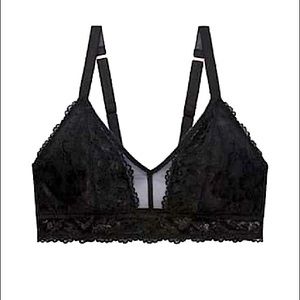 NWT Savage x Fenty Floral Lace & Mesh Bralette, 3X